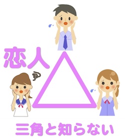 占いを京都でするHAMAが解説する三角と知らない恋人