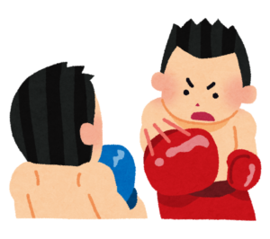 京都のボクシングジムで鍛える人が有名な手相占いに行く